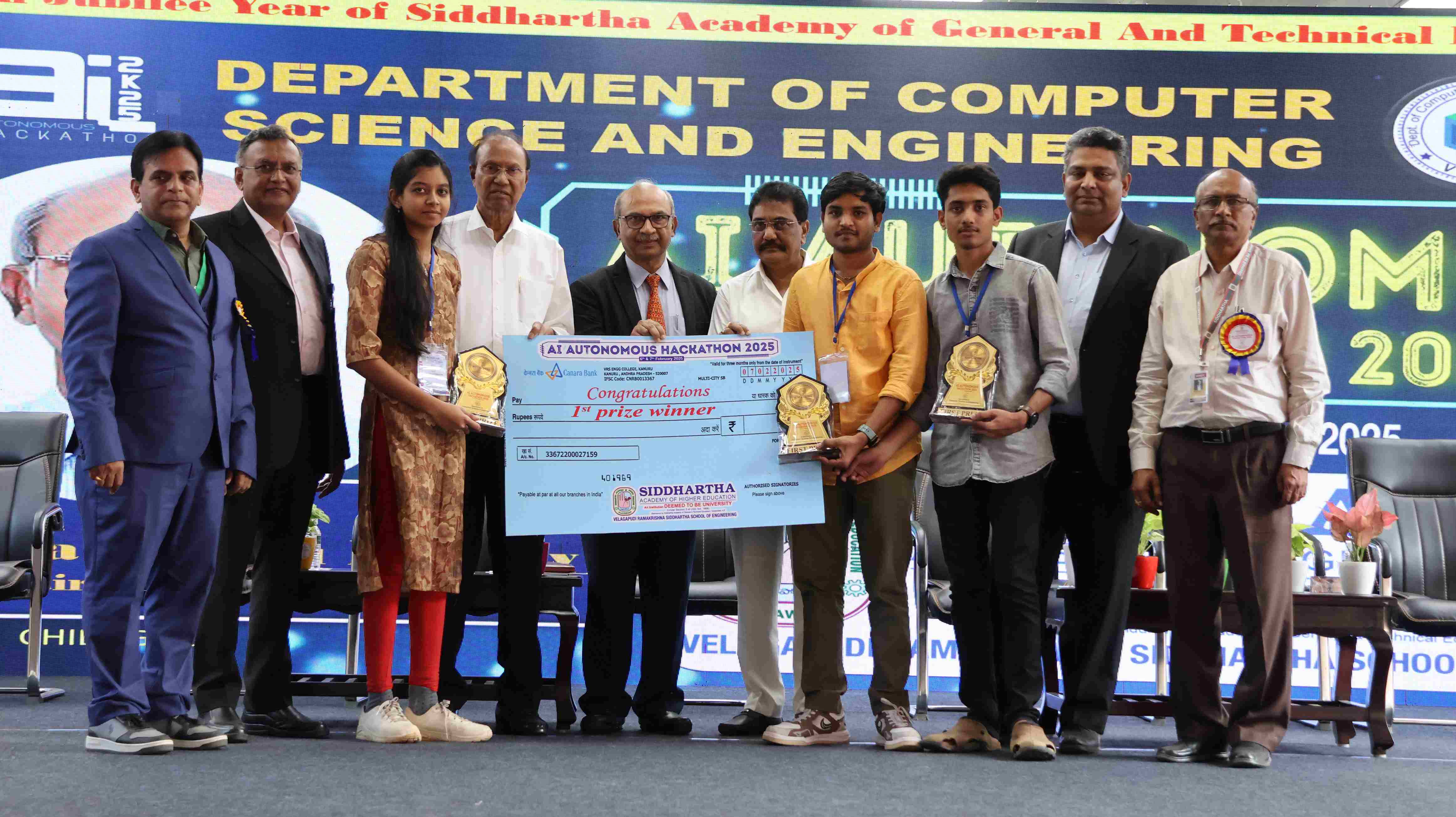 AI Autonomous Hackathon – 2025 – Siddhartha Academy of Higher Education
